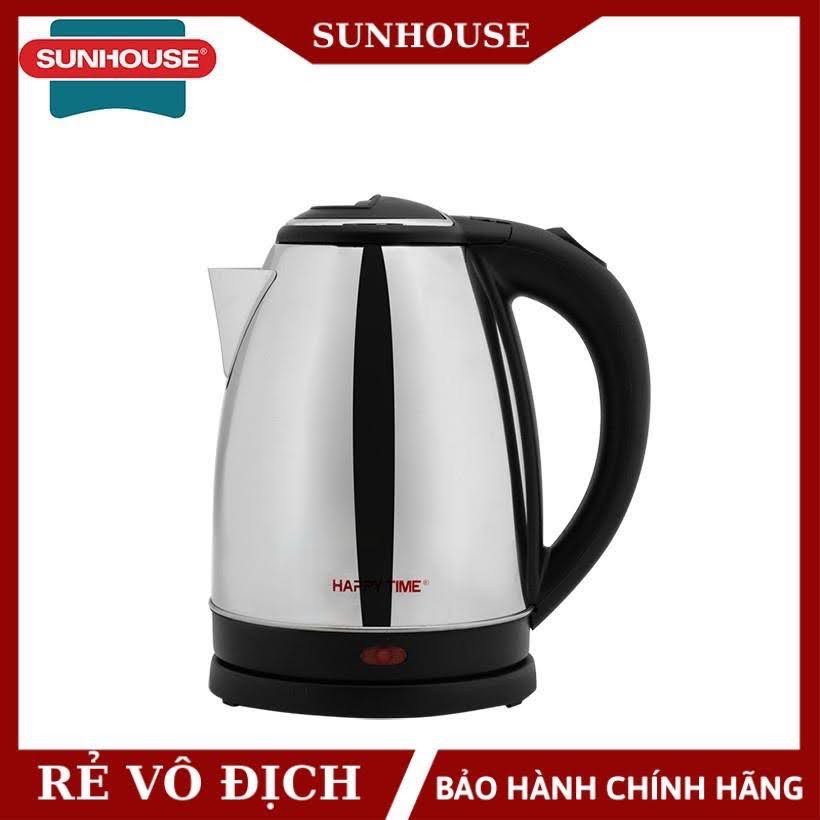 Ấm siêu tốc Inox Happy time HTD1081 Hàng Chính Hãng Bảo Hành 12 Tháng