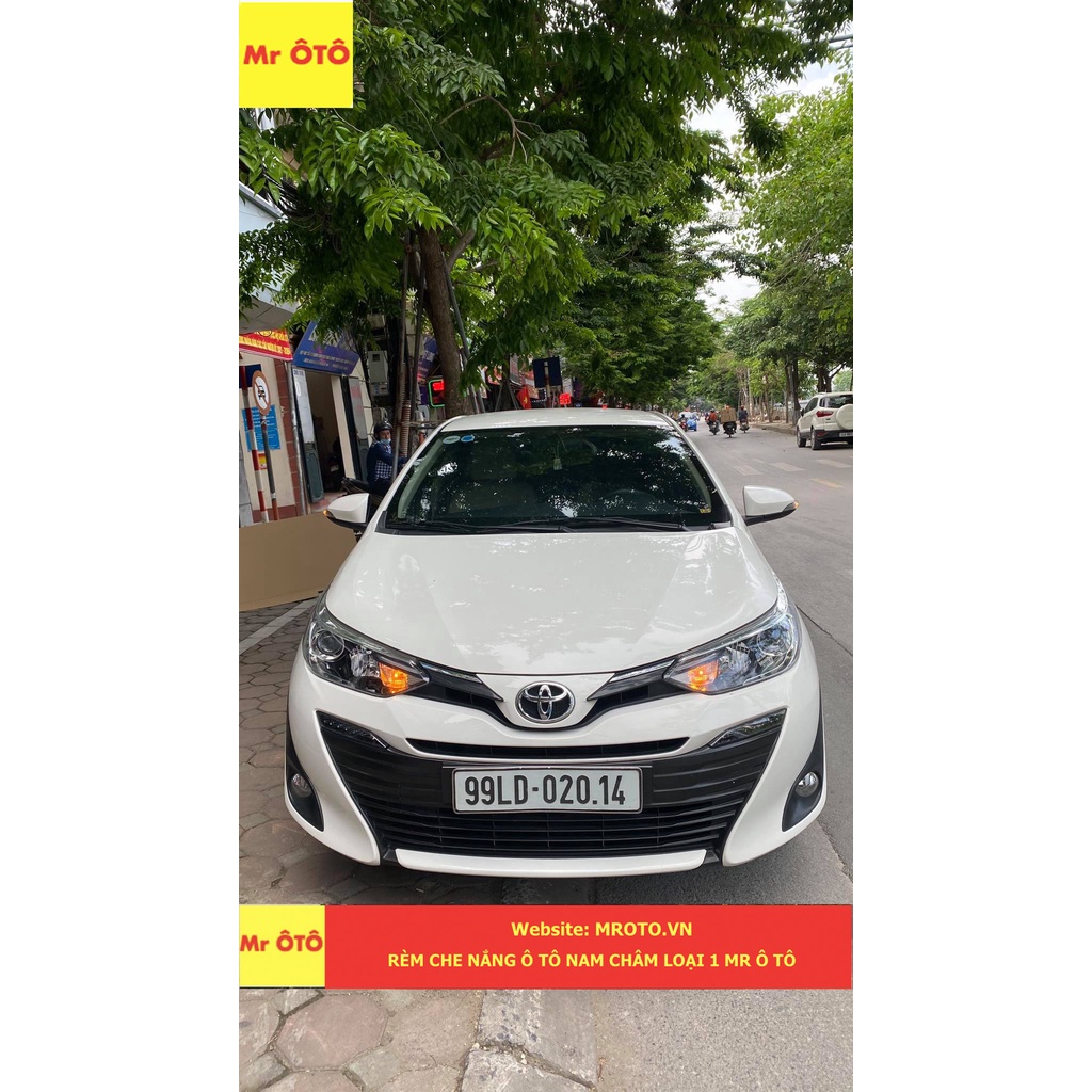 Rèm Che Nắng Xe Toyota Vios Loại 1 Mr.OTO. Bảo Hành 24 tháng. Cam Kết Chuẩn Khít Theo Xe