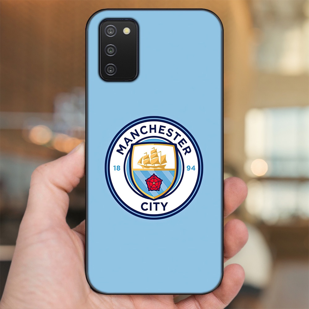 Ốp lưng Samsung A03S viền đen in hình Manchester City MC