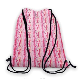 Balo Dây Rút, Túi Rút Họa tiết Thỏ ngũ sắc - VBDHT322