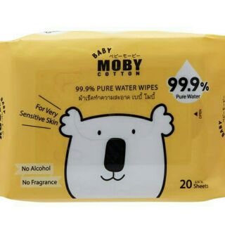 Khăn ướt tinh khiết 99,9 Moby