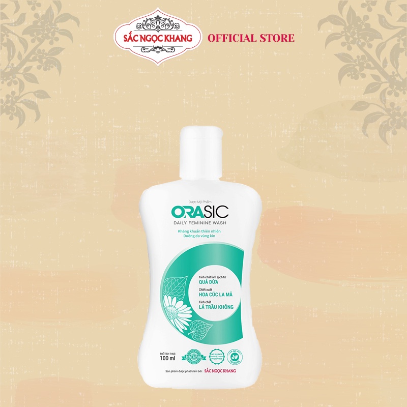 (200ml) Dung dịch vệ sinh phụ nữ ORASIC Sắc Ngọc Khang