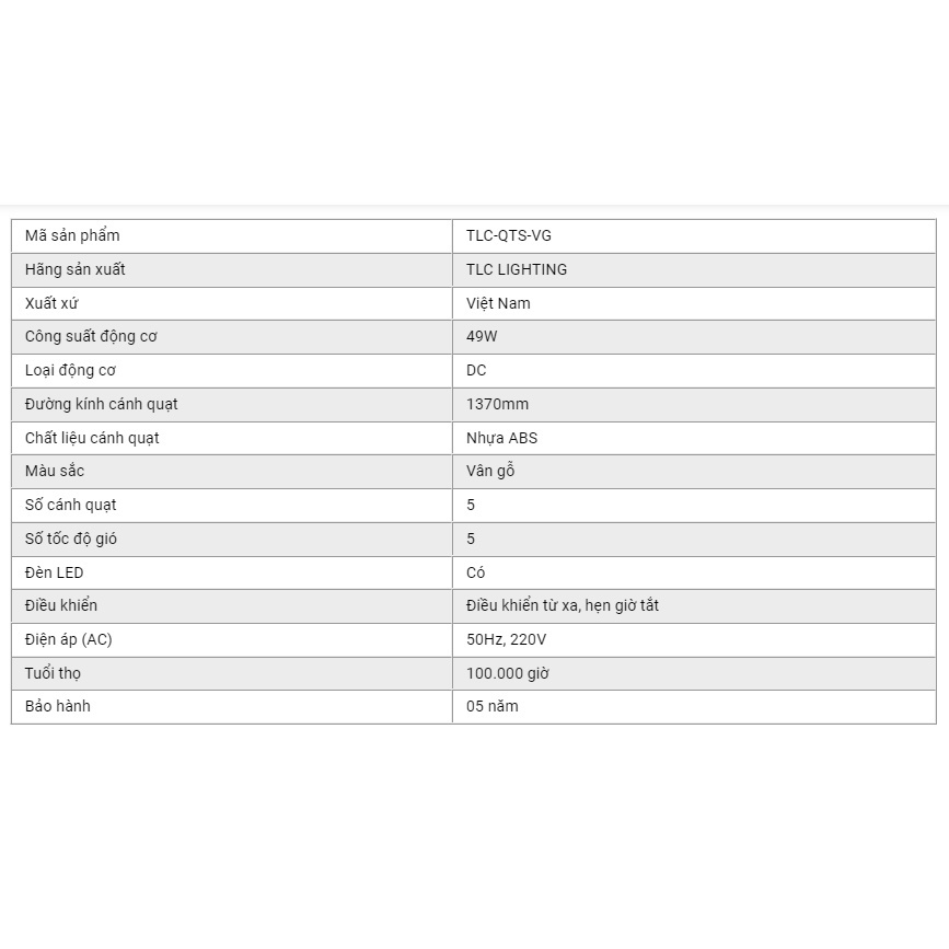 Quạt trần 5 cánh Ecofan Sapphire TLC Công Nghệ LED Tiên Tiến Làm Mát Nhanh, Luồng Gió Tự Nhiên, Tiết Kiệm Điện