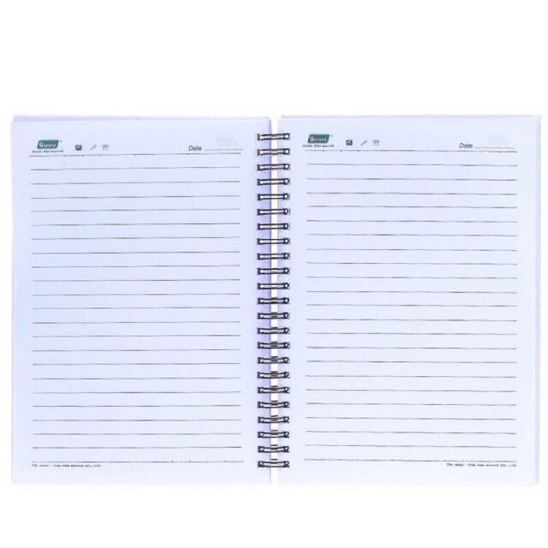 Sổ lò xo A5 100/160/200 trang Grand TMG-8542 148 x 210cm giấy 70gsm
