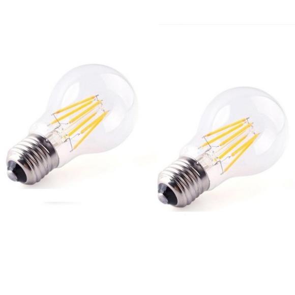 Bộ 8 bóng đèn Led A60 6W đui E27.