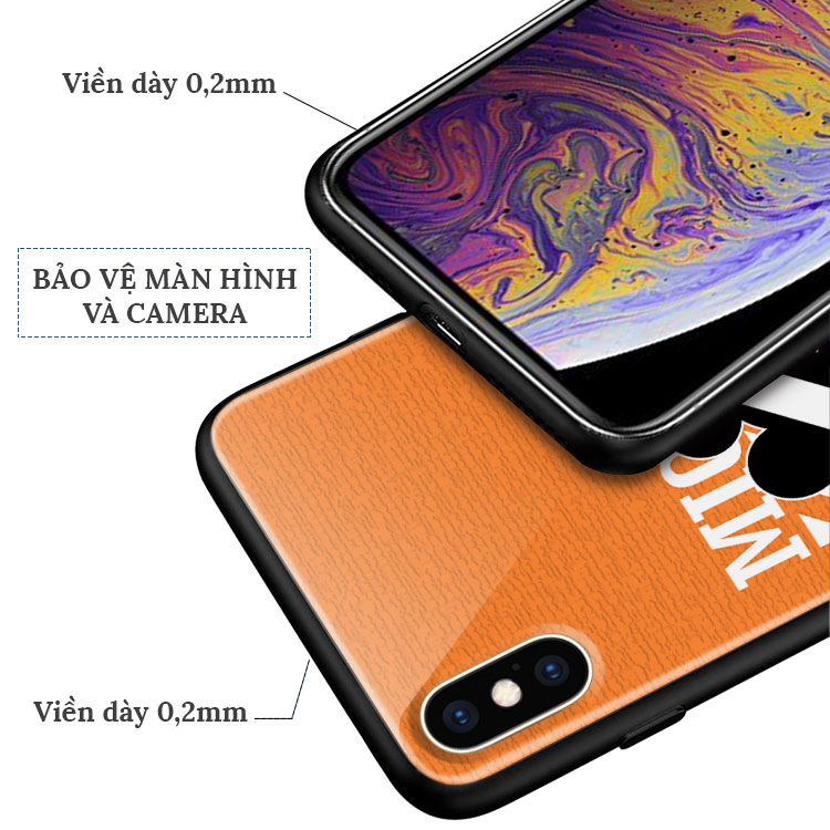 Ốp Kính In Hình Off White IPBOX Cho Iphone 11Pro/Se/6/6S/7/8Plus/X/Xs/Max/Xr