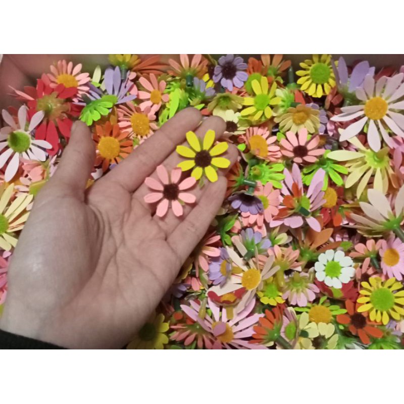 đầu bông cúc nhí 55k/100 đầu bông