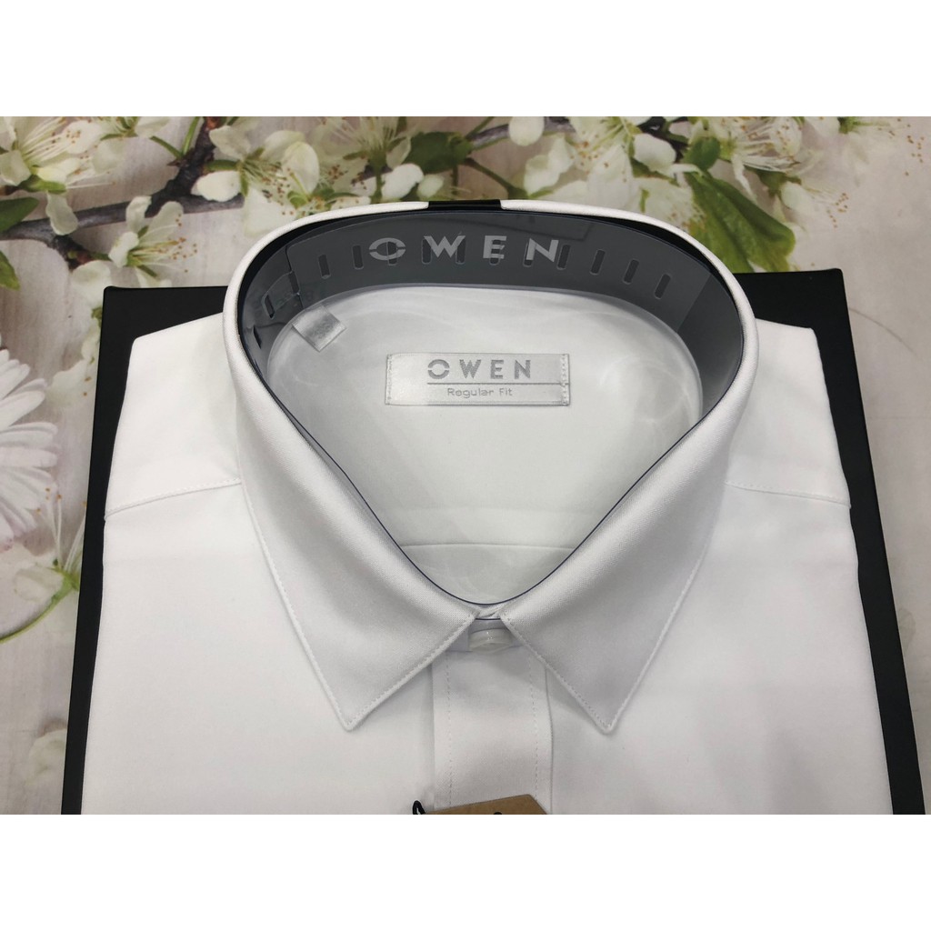 ÁO SƠ MI TRẮNG DÀI TAY KHÔNG TÚI OWEN MẪU MỚI 2023 -FREE SHIP- CHẤT NANO CAO CẤP