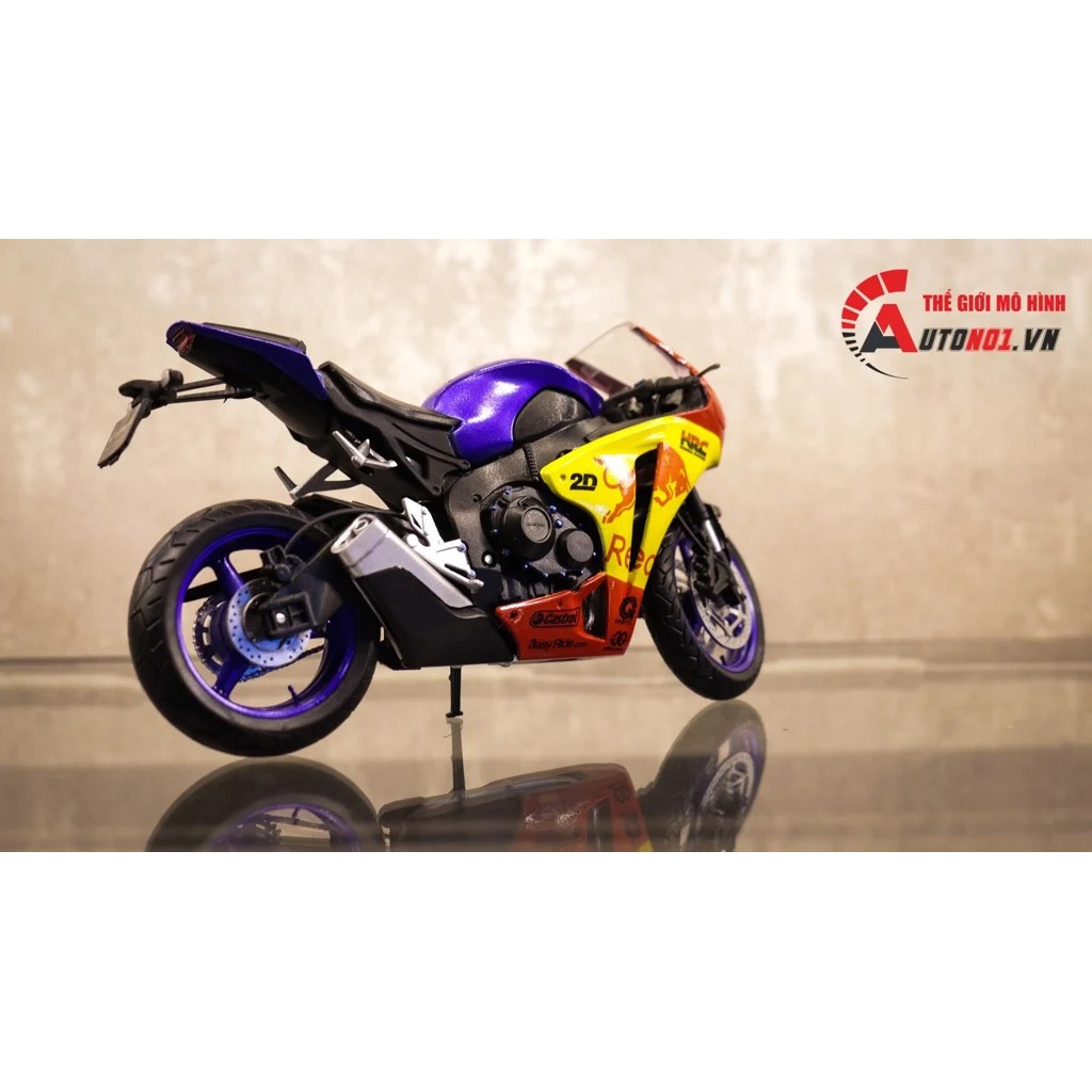 MÔ HÌNH XE ĐỘ HONDA CBR 1000RR CUSTOM REDBULL 1:12 JOYCITY D030