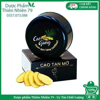 Cao gừng tan mỡ bụng chính hãng thiên nhiên việt 250g - tặng nịt bụng