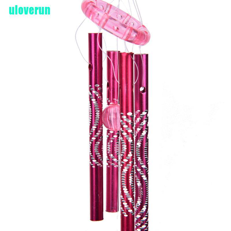 Chuông Gió 4 Ống Kim Loại Hình Cá Heo Đính Pha Lê Sáng Tạo Trang Trí Nhà Cửa