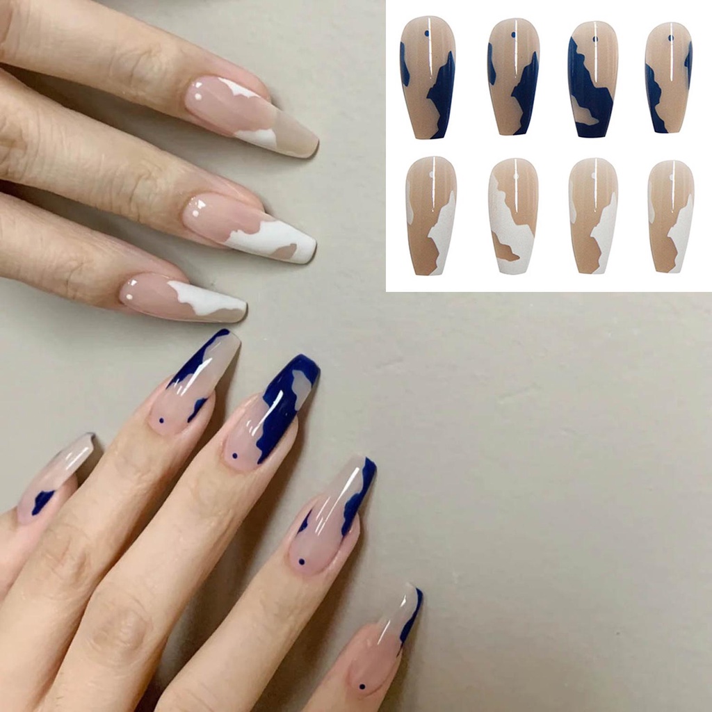 EUTUS Hộp 24 Móng Tay Giả Thời Trang Cho Nữ