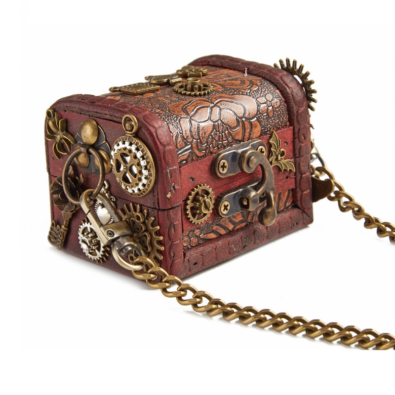 Túi Đeo Chéo Phong Cách Steampunk Gothic Cho Nữ