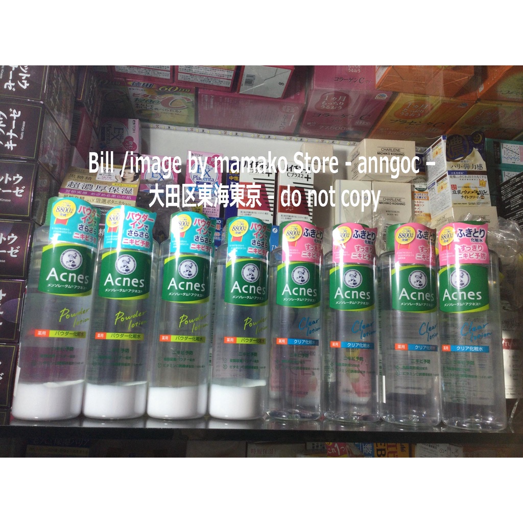 Dưỡng da Mentholatum Acne Med.icated 180ml Clear Toner/da dầu/da thường