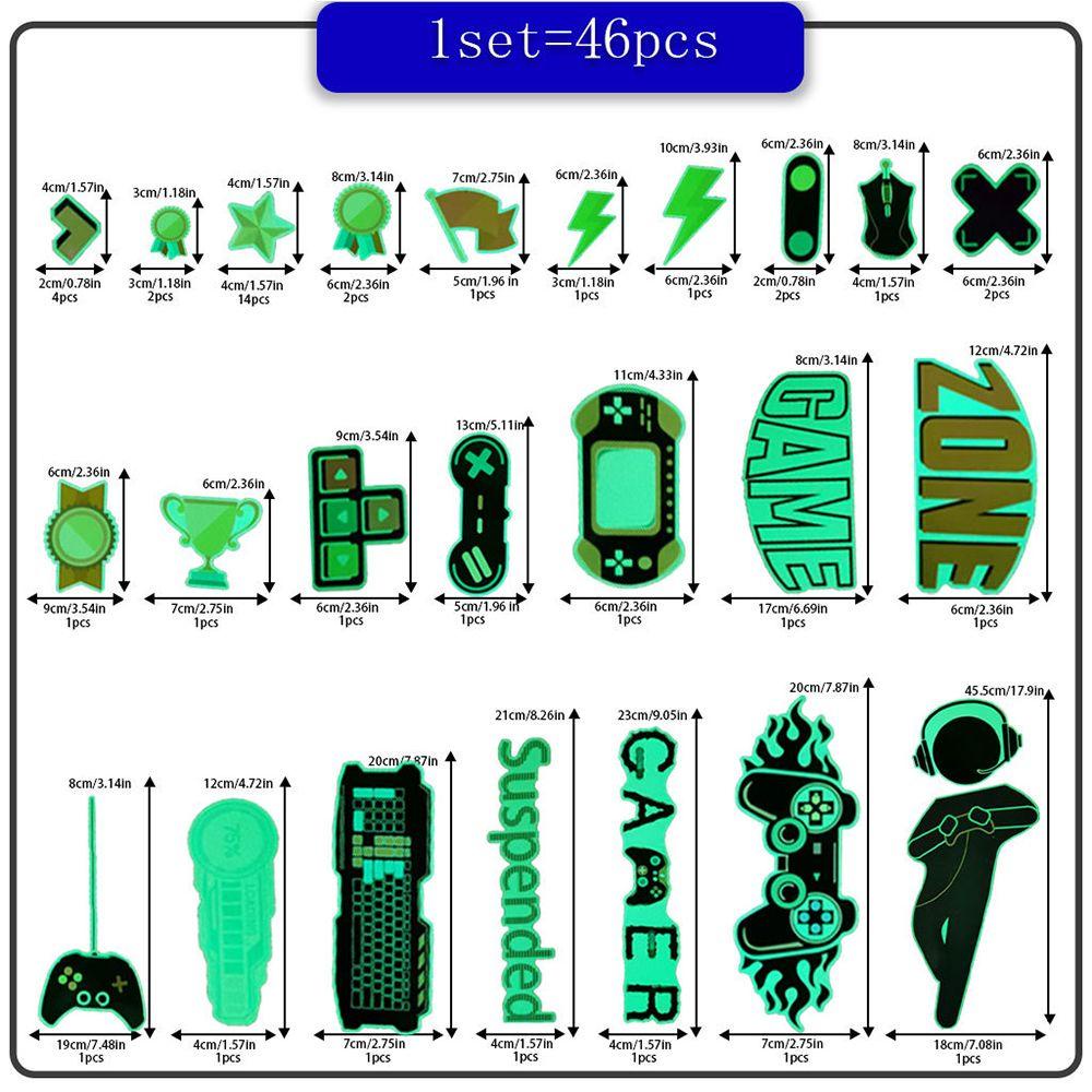 GOGOUP Sticker Dán Tường Phát Quang Hình Lâu Đài Và Mặt Trăng Dùng Trang Trí Phòng Ngủ