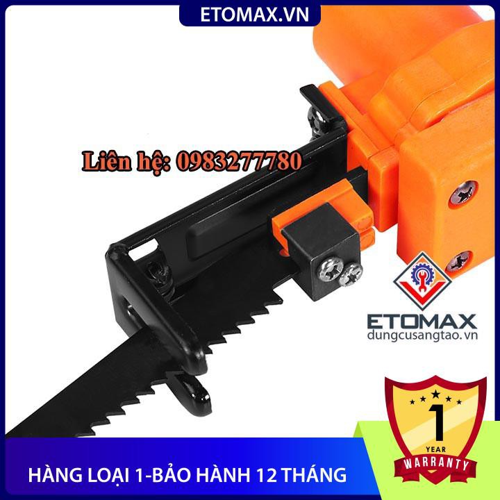 [Hàng loại 1-Bảo hành 12 tháng] Bộ phụ kiện chuyển máy khoan thành máy cưa lọng ( ETOMAX )