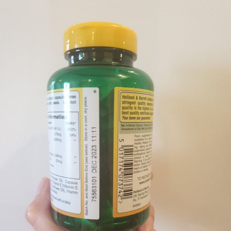 [Có Bill] [1000mg][120v] Dầu Hoa Anh Thảo Evening Primrose Oil - chính hãng Holland & Barrett | BigBuy360 - bigbuy360.vn