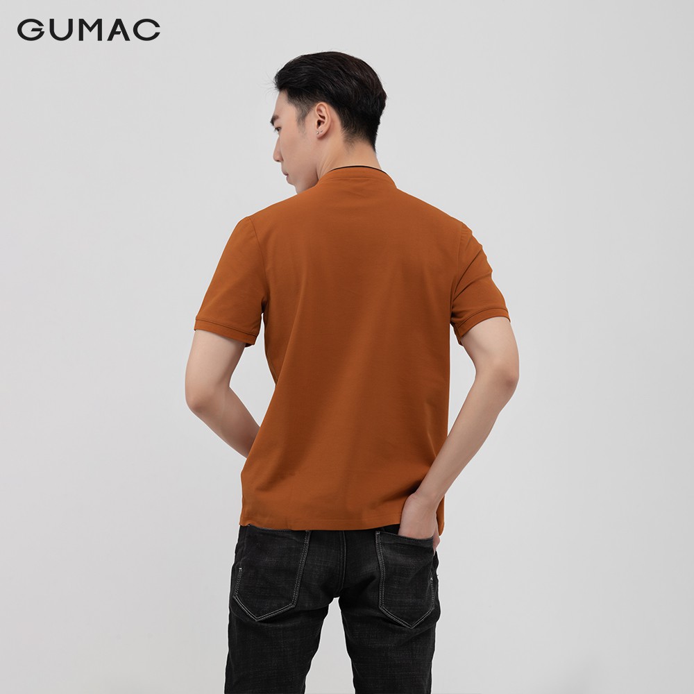 [Mã WABRGD12 giảm 10% đơn 250K] Áo thun polo nam cổ trụ GUMAC đủ màu, đủ size, trẻ trung ATNB1187 | BigBuy360 - bigbuy360.vn
