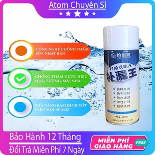 [Chai 450ml. Màu Trắng] Bình Xịt Chống Thấm NaNo Công Nghệ Nhật Bản,Chống Thấm Trên Mọi Bề Mặt