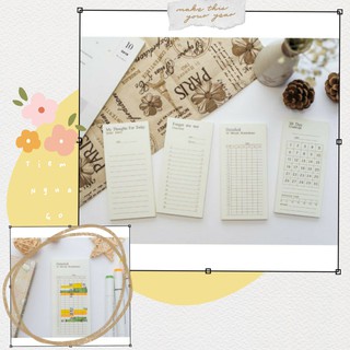 TẬP GIẤY GHI CHÚ MINIMAL - Tiệm Ngựa Gỗ