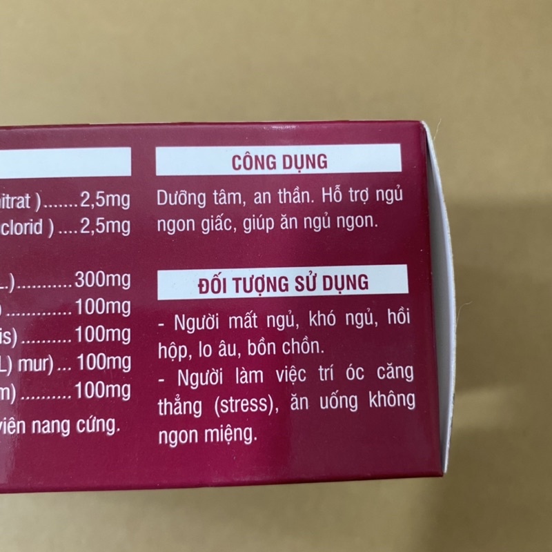 Viên ăn ngủ ngon An Hưng - Chứa Đông trùng hạ thảo hỗ trợ ăn ngon ngủ ngon Dưỡng tâm an thần cho người mất ngủ