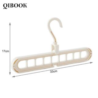 Móc treo quần áo đa năng 9 lỗ