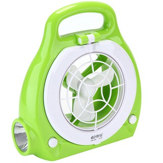 Quạt điện để bàn kiêm đèn bàn - đèn dự phòng mất điện KM686