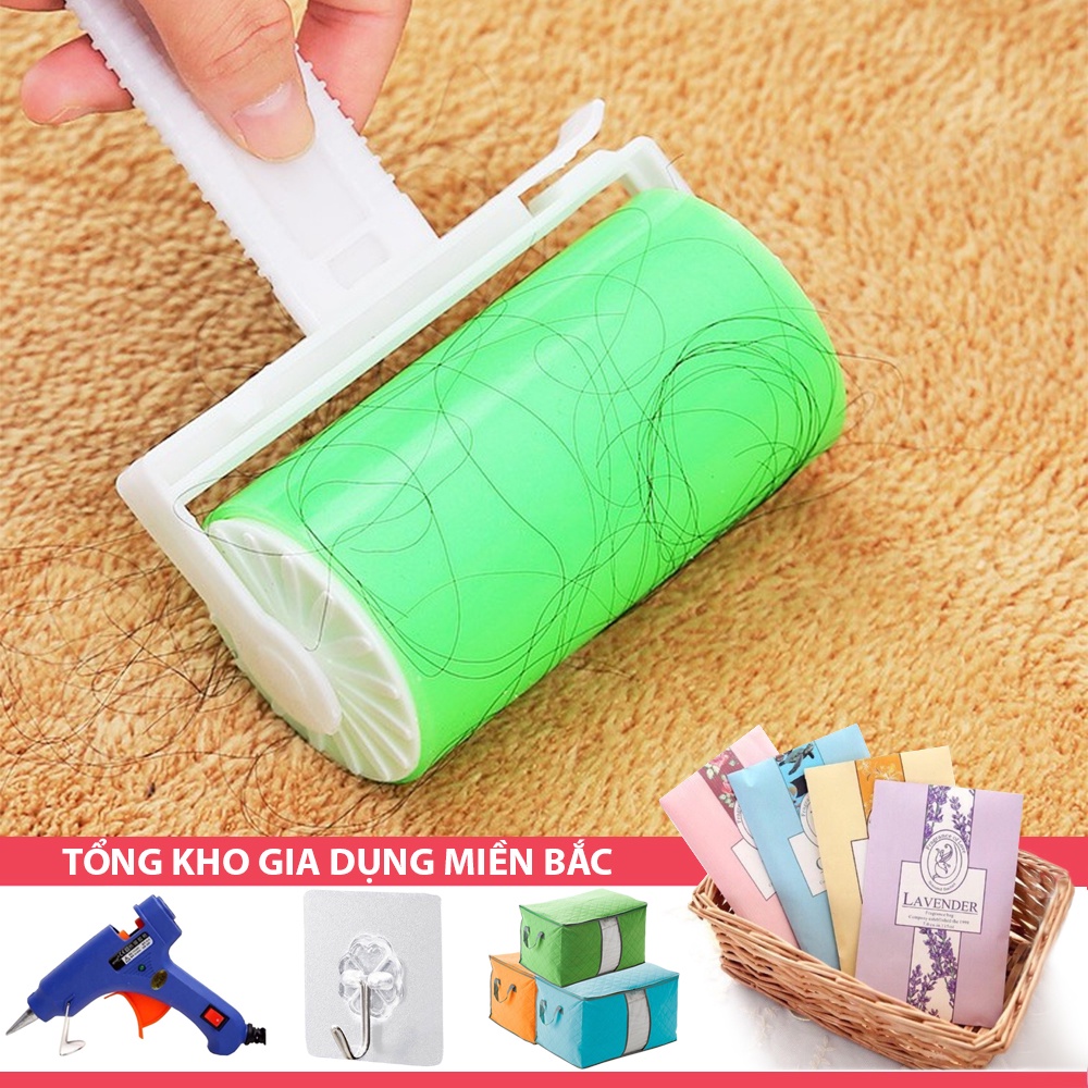 [Tổng Kho Sỉ] Cây LĂN DÍNH Bụi Bẩn - Con Lăn Phủi Làm Sạch Quần Áo, Sofa, Dính Lông Chó Mèo, Sợi Chỉ Vụn