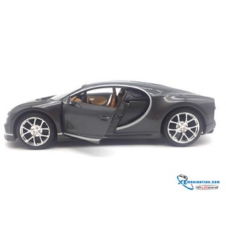 Xe Mô Hình Bugatti Chiron 1:24 Maisto ( Xám )