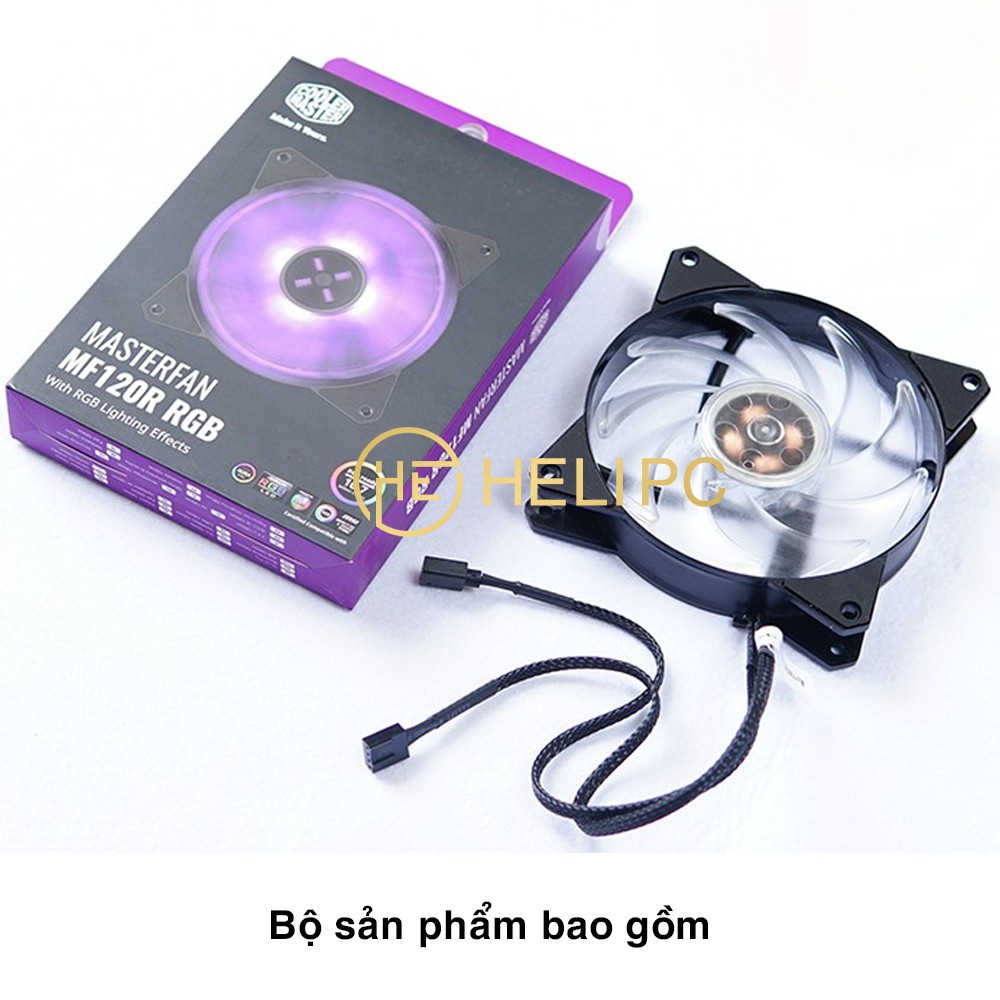 Quạt tản nhiệt case máy tính Cooler Master MasterFan MF120R RGB - Quạt Fan Case 12cm