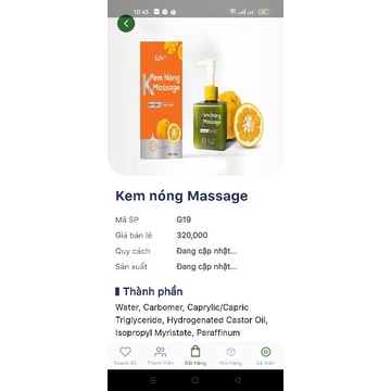 Kem tan mỡ go slim mẫu mới kem ủ nóng cam thảo kis22