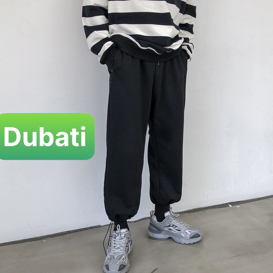 QUẦN JOGGER THỂ THAO NAM NỮ ỐNG BO HỌA TIẾT TRƠN PHONG CÁCH CAO CẤP NEW- DUBATI FASHION