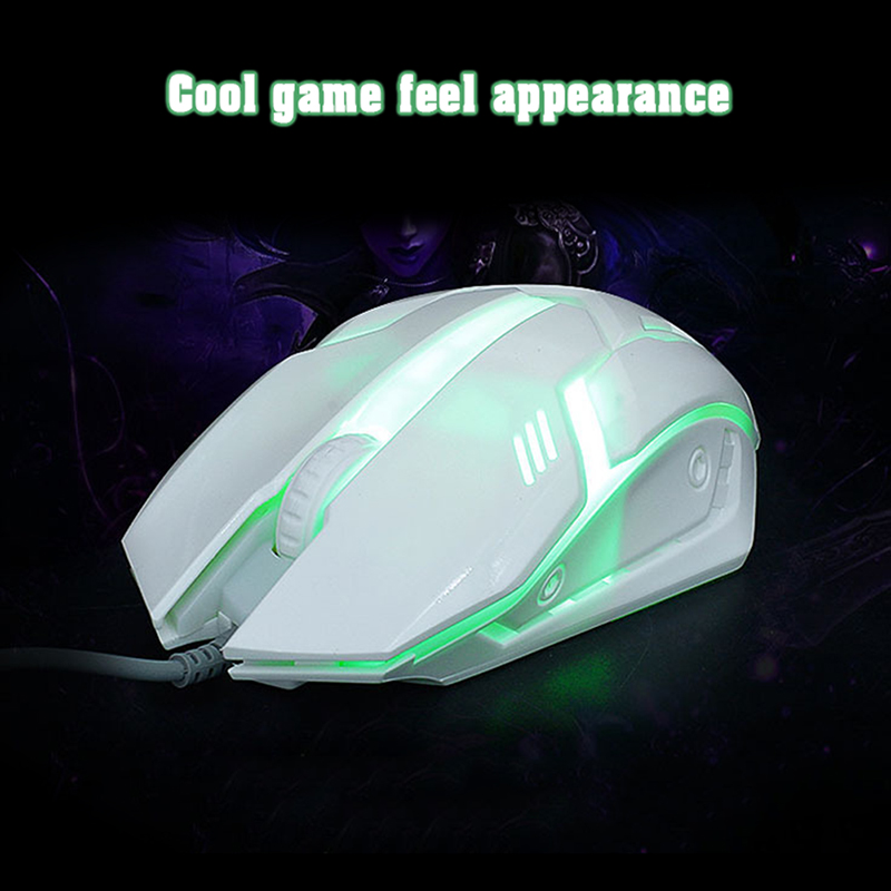 Chuột Chơi Game Có Dây 1000 Dpi Chuột máy tính Rgb có đèn LED cá tính Dành Cho Pc/ Laptop S1 | BigBuy360 - bigbuy360.vn