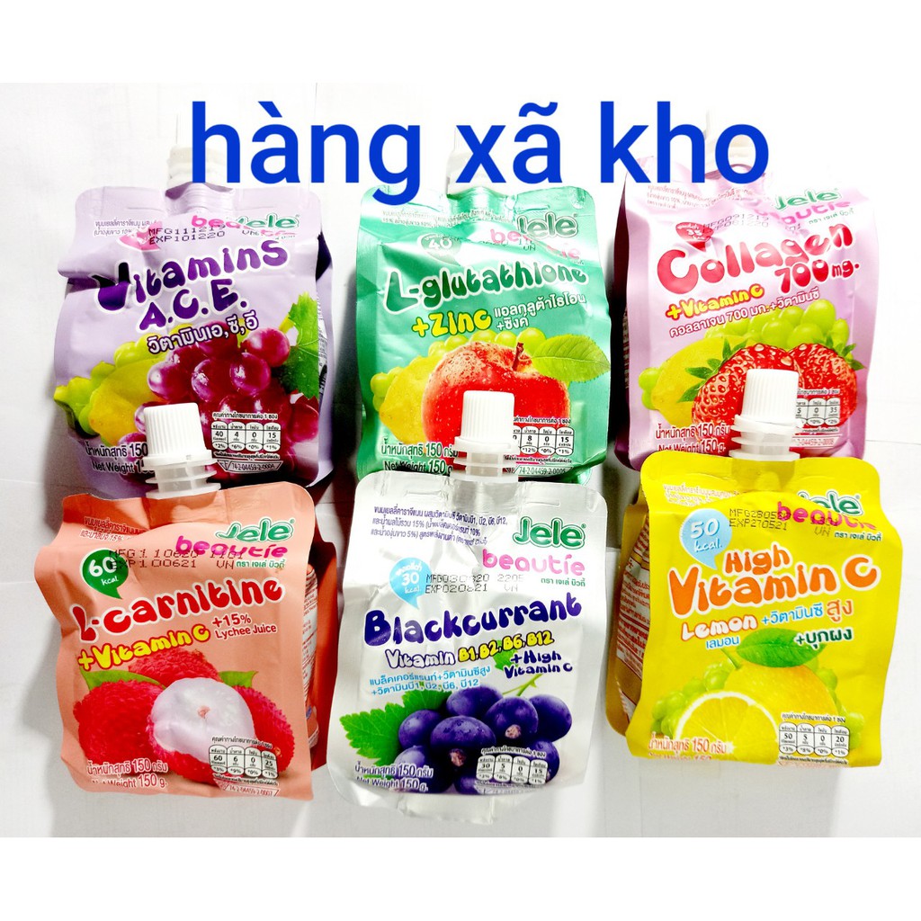 nước thạch trái cây jele  beautie , 150ml