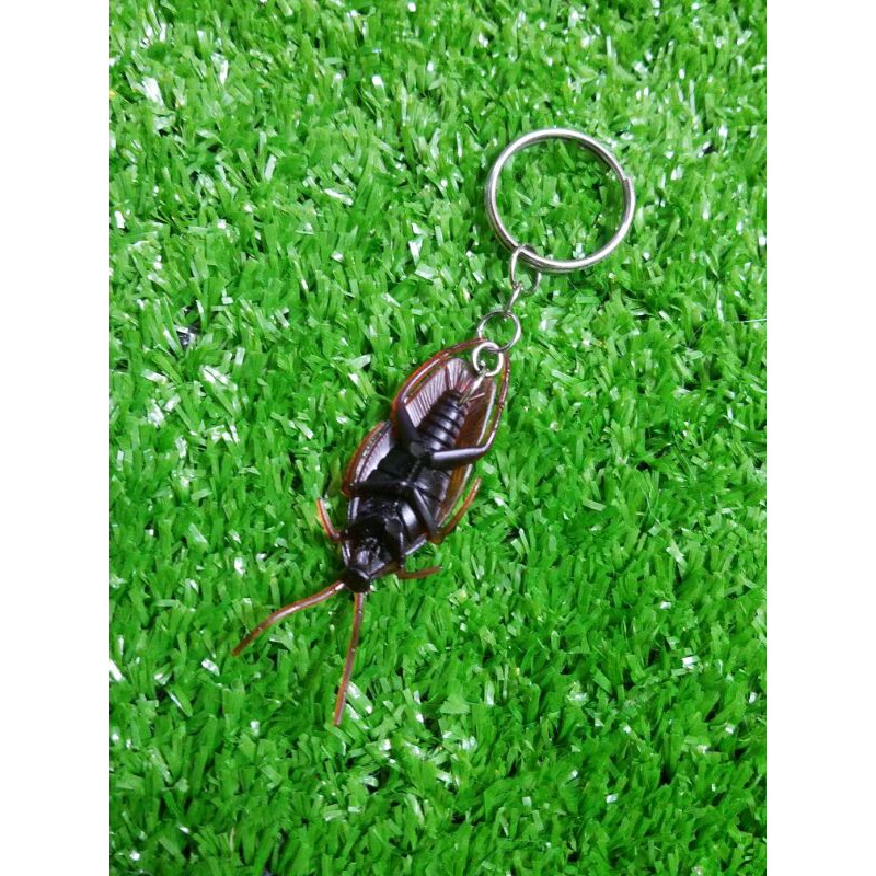 Móc khóa hình con gián như thật