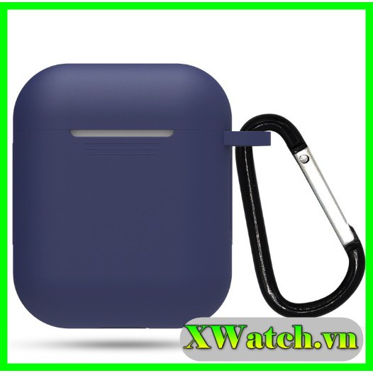 Bao silicon bảo vệ Air pods, Air pods 2, túi đựng airpod, airpod 2 kèm móc khóa