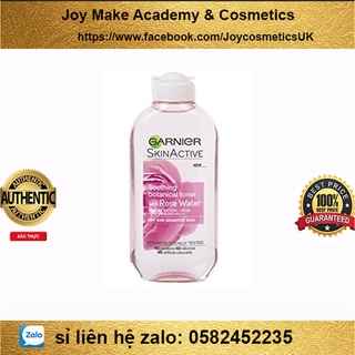 NƯỚC HOA HỒNG GARNIER SKINACTIVE SOOTHING TONER WITH ROSE WATER (BILL ANH)