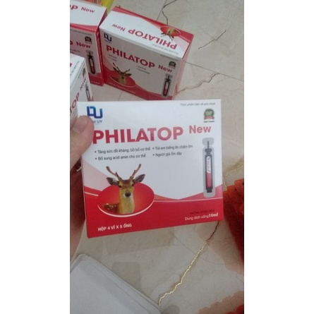 PHILATOP ống nhựa hộp 20 ống ĐẠT CHUẨN GPP