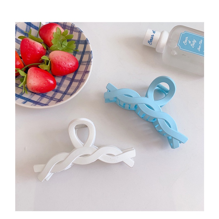 Kẹp Tóc Hình Cá Mập Cỡ Lớn Phong Cách Hàn Quốc Dễ Phối Đồ