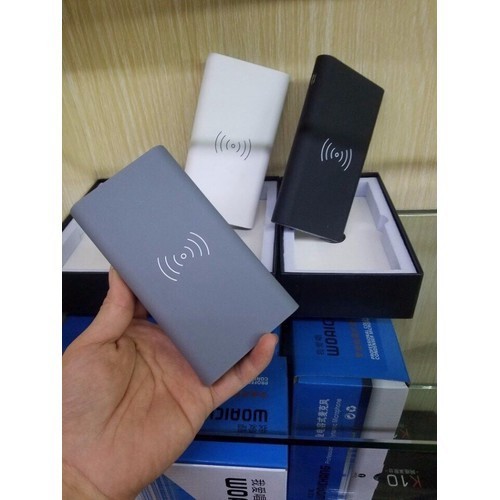 Sạc dự phòng kiêm sạc không dây chuẩn QI 10000mAh