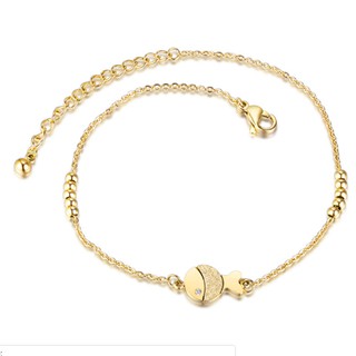 Lắc chân - Lắc tay titanium cá phun cát