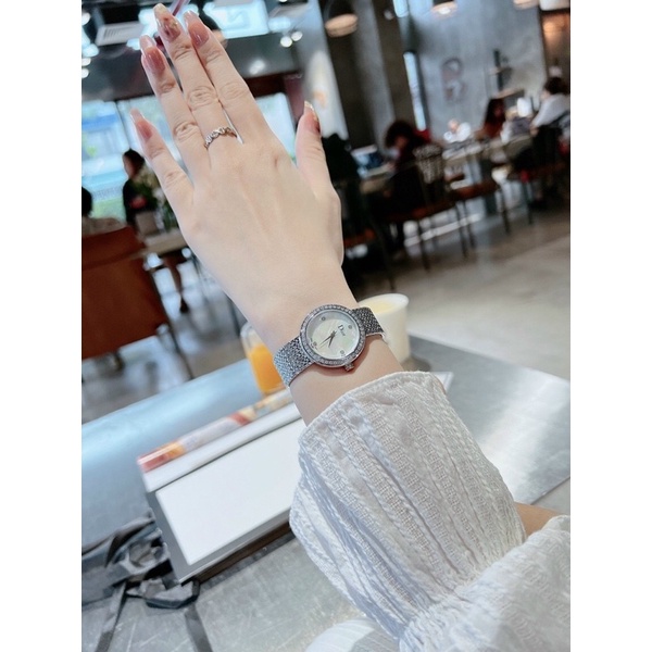 Dior Satine Khảm trai -  Đồng Hồ Nữ 31mm - Phiên Bản cao cấp bảo hành 24 Tháng