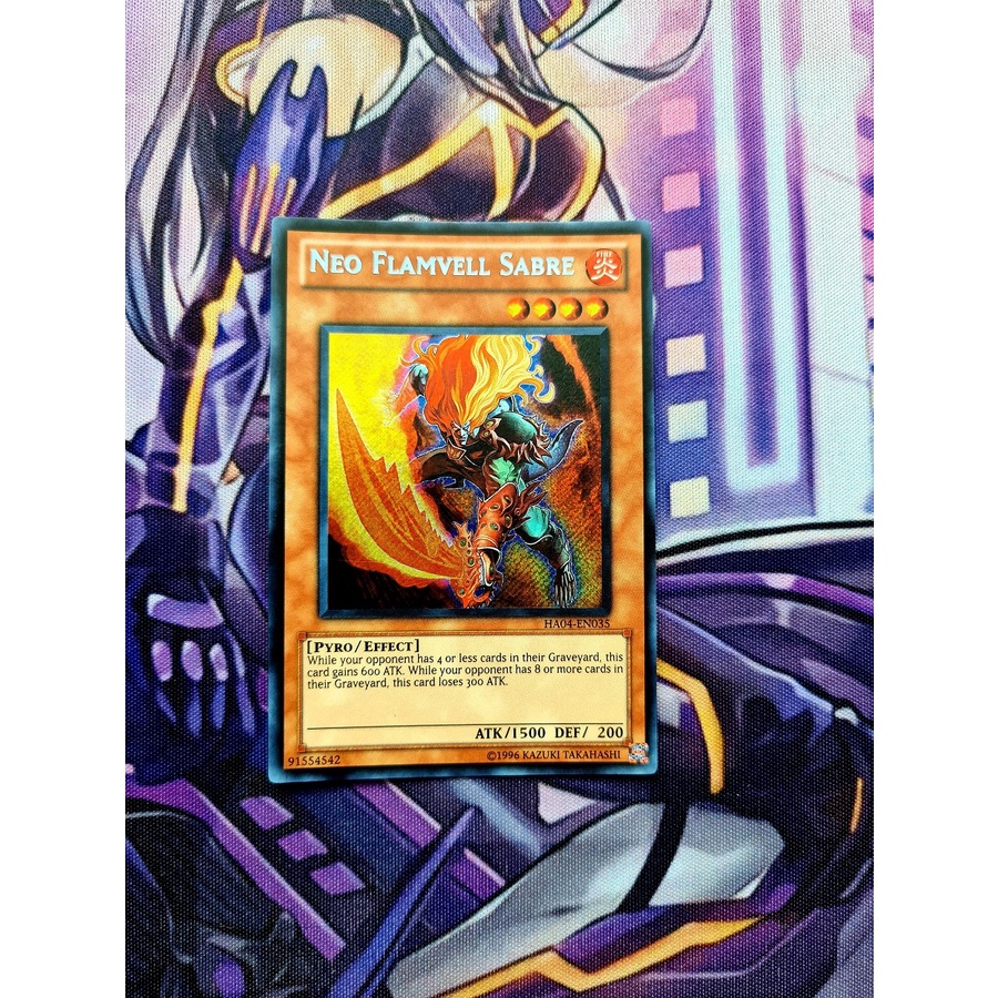 Thẻ Bài Yugioh Monster Neo Flamvell Sabre - HA04-EN035 - Secret Rare