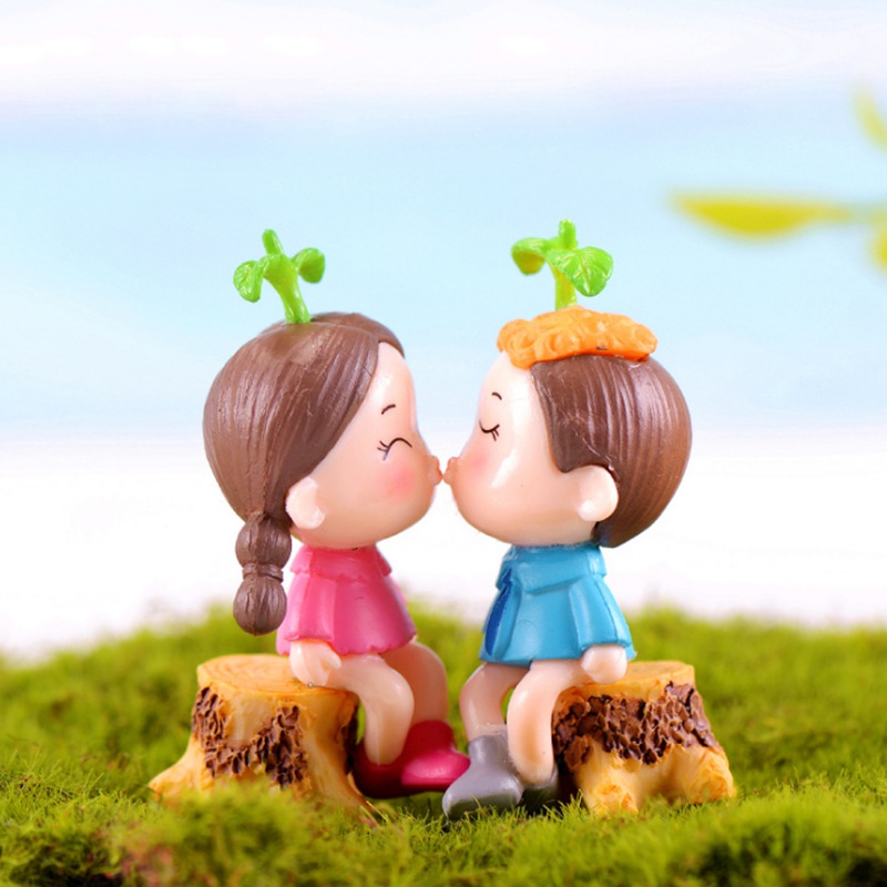 Set 2 Mô Hình Cây Đậu Giả Trang Trí Sân Vườn