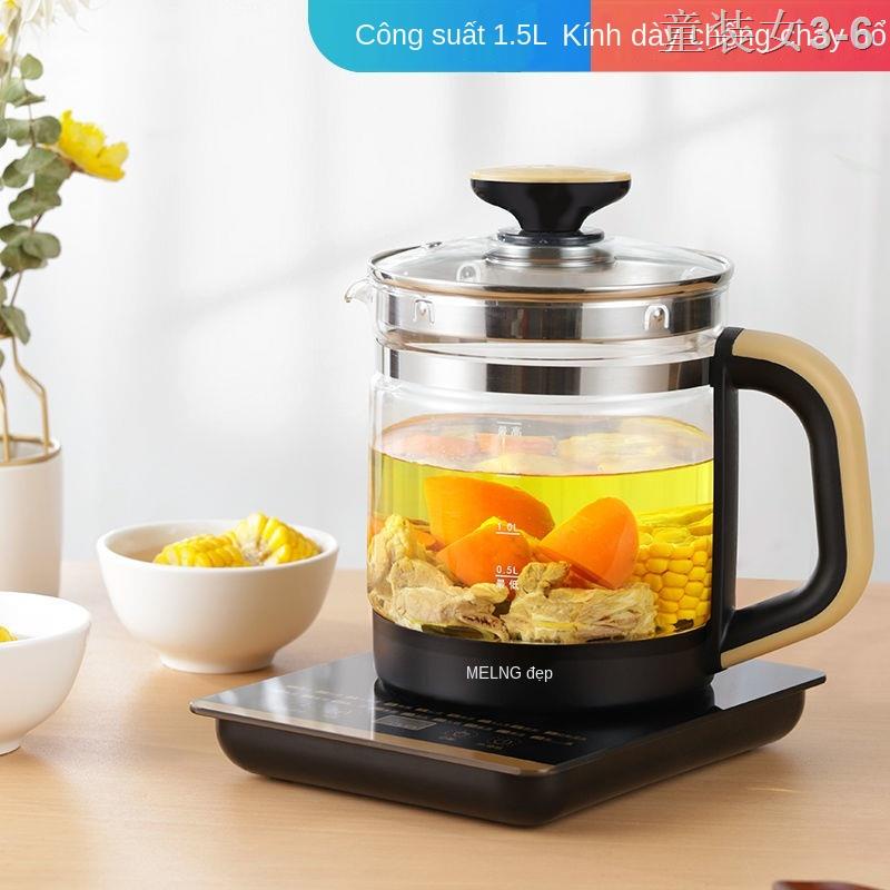 ✲▥Âm pha trà điện nhỏ thủy tinh đa chức năng
