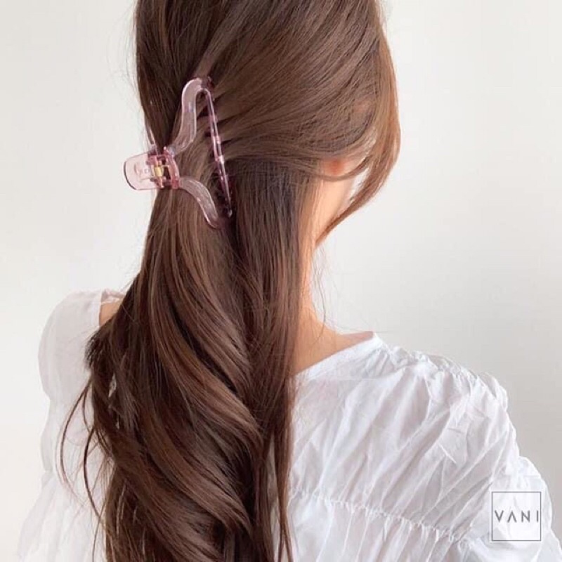 Kẹp tóc càng cua trong suốt mẫu mới hottrent