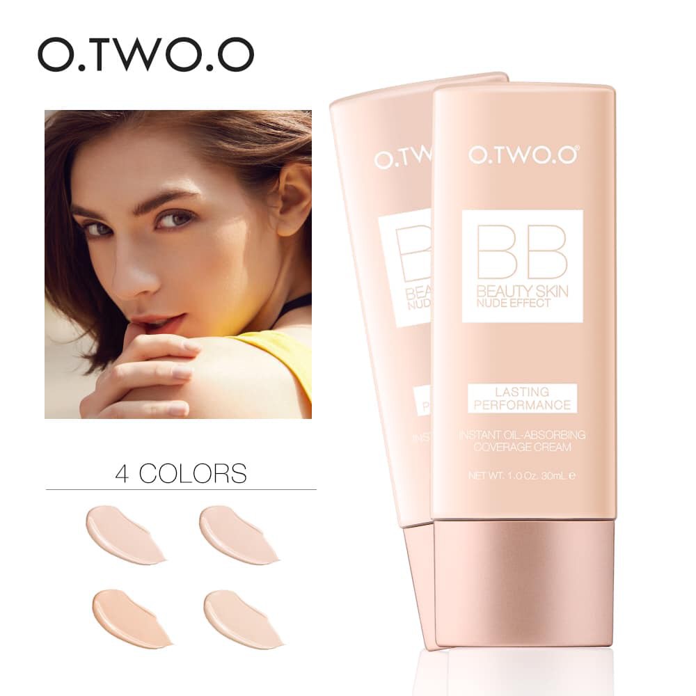 [Sẵn chính hãng] BB Cream O.TWO.O che phủ lỗ chân lông, làm đều màu da, lâu trôi.