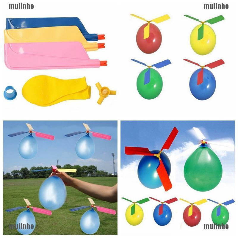 Mul❤ 1 Máy Bay Trực Thăng Bong Bóng Cổ Điển Mới Cho Trẻ Em