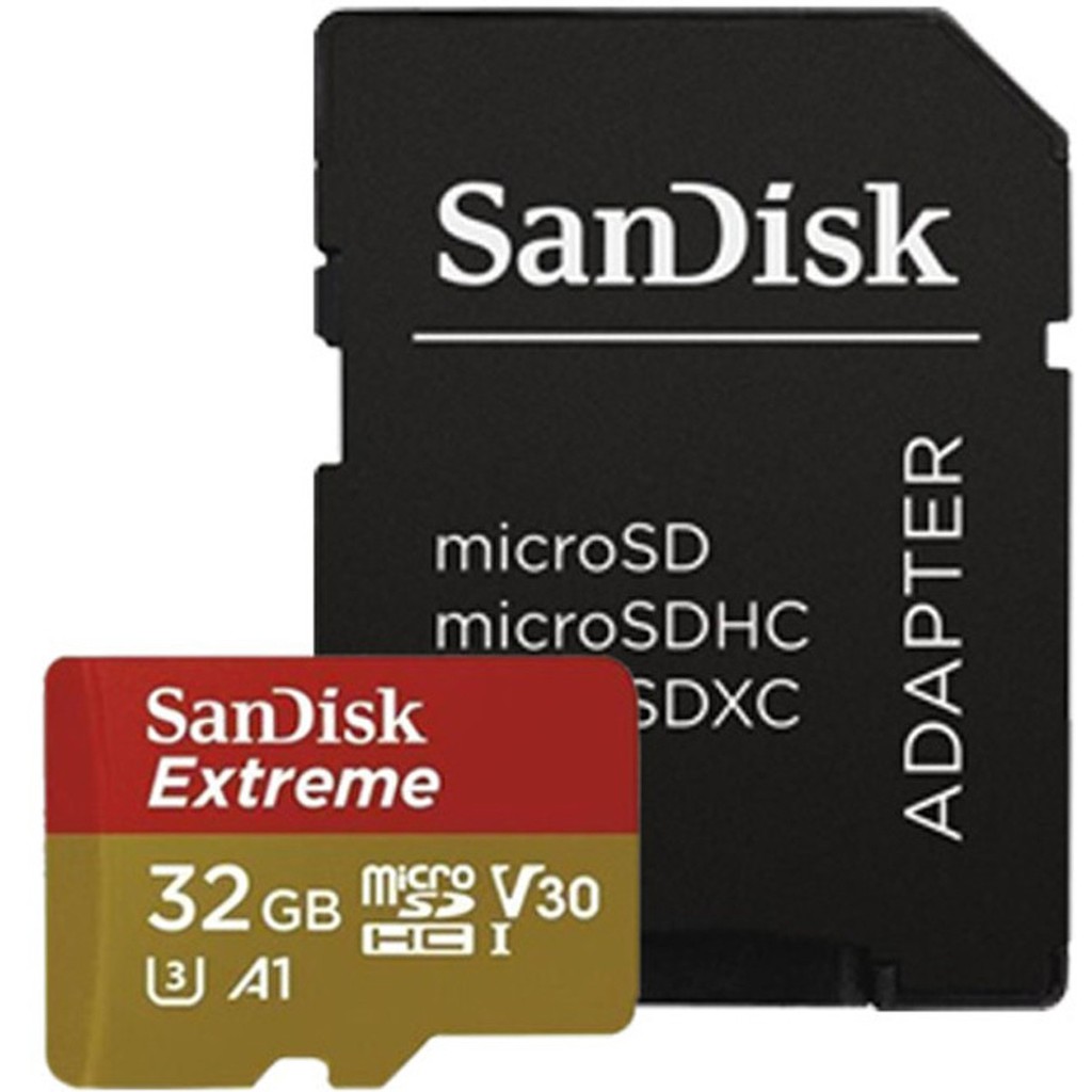 Thẻ nhớ MicroSDHC SanDisk Extreme 100MB/s 32GB-Có Adapter