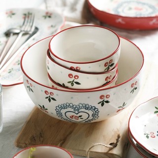 Bát cơm cherry hoa hồng